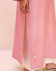 Khushboo & Pankaj Rose Blush Embroidered Kurta Set