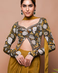 Forest Print Drape Skirt Set (Set Of 3)