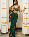 Leaf Print 3 Piece Suit Set (Set Of 3)