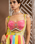 Horse Print Indo Dress (Set Of 2)