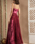 Rani Velvet Long Indo Dress (Set Of 1)