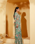 Pre-Drape Saree with a Stunning Pleat Style