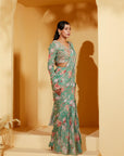 Pre-Drape Saree with a Stunning Pleat Style