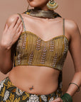 Forest Digital Print Lehenga Set (Set Of 3)