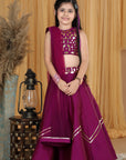 Lehanga with Leather Work