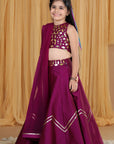 Lehanga with Leather Work