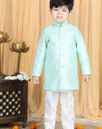 Sherwani with Slim Fit Pajama - Green