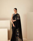 Beautifully Handcrafted Saree with Zardosdi Details Saree with On The Pallu