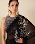 Beautifully Handcrafted Saree with Zardosdi Details Saree with On The Pallu