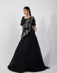 Luna Black Lehenga Set