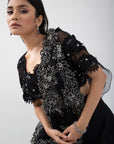 Luna Black Lehenga Set