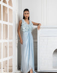 Frosted Petals Flow Gown