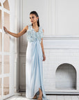 Frosted Petals Flow Gown