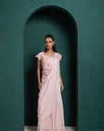 Blush Blossom Drape Pant Set