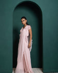 Blush Blossom Drape Pant Set