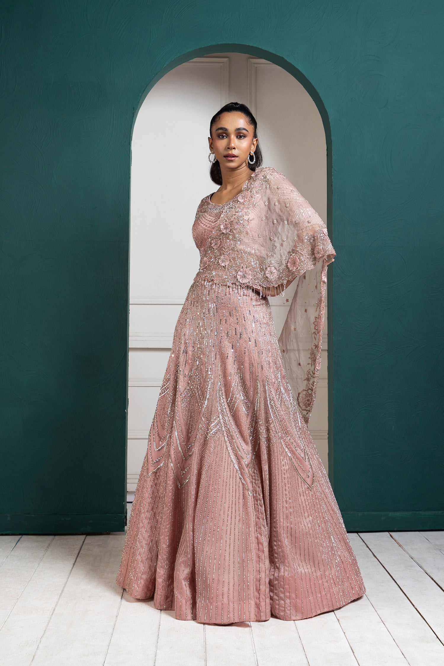 Rosé Sparkle Lehenga Set