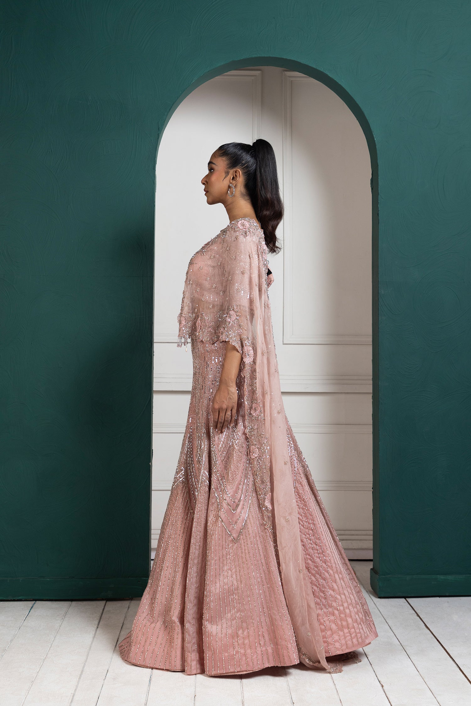 Rosé Sparkle Lehenga Set