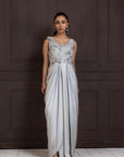 Celestial Cascade Gown