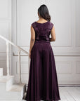 Plum Royale Embellished Jumpsuit