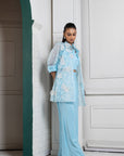 Sky Breeze Embroidered Co-Ord Set