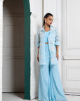 Sky Breeze Embroidered Co-Ord Set
