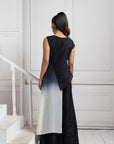 Noir Ombre Wrap Jumpsuit