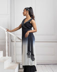 Noir Ombre Wrap Jumpsuit