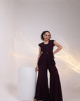 Merlot Pleated Co-Ord Set