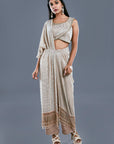 Glitter Drapped Saree