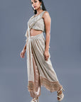 Glitter Drapped Saree