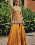 Noorvi Mustard Skirt Set