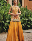 Noorvi Mustard Skirt Set