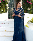 Queen Jacket with Draped Saree