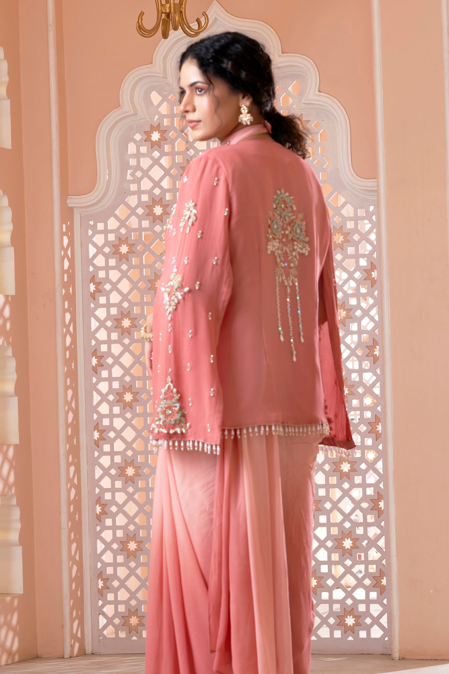 Victorian Shaded Saree