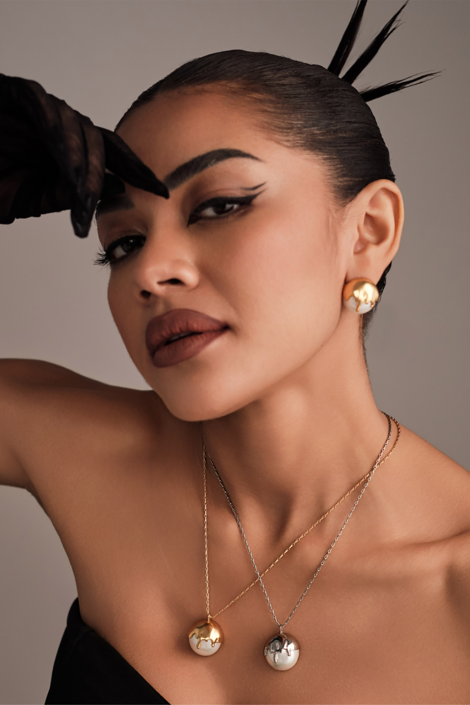 Dune Pendant - Chrome