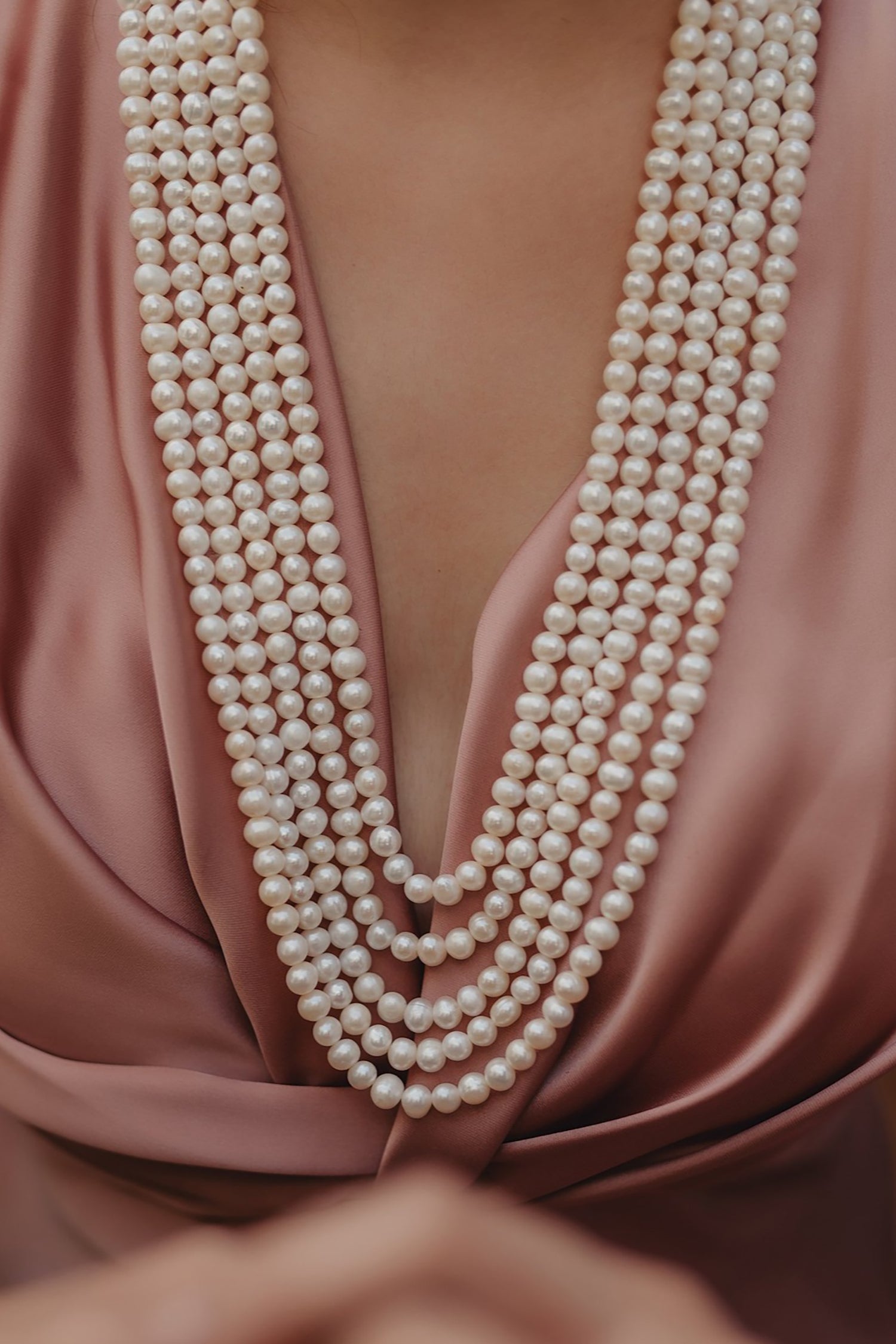 Classic Pearl Layered Necklace