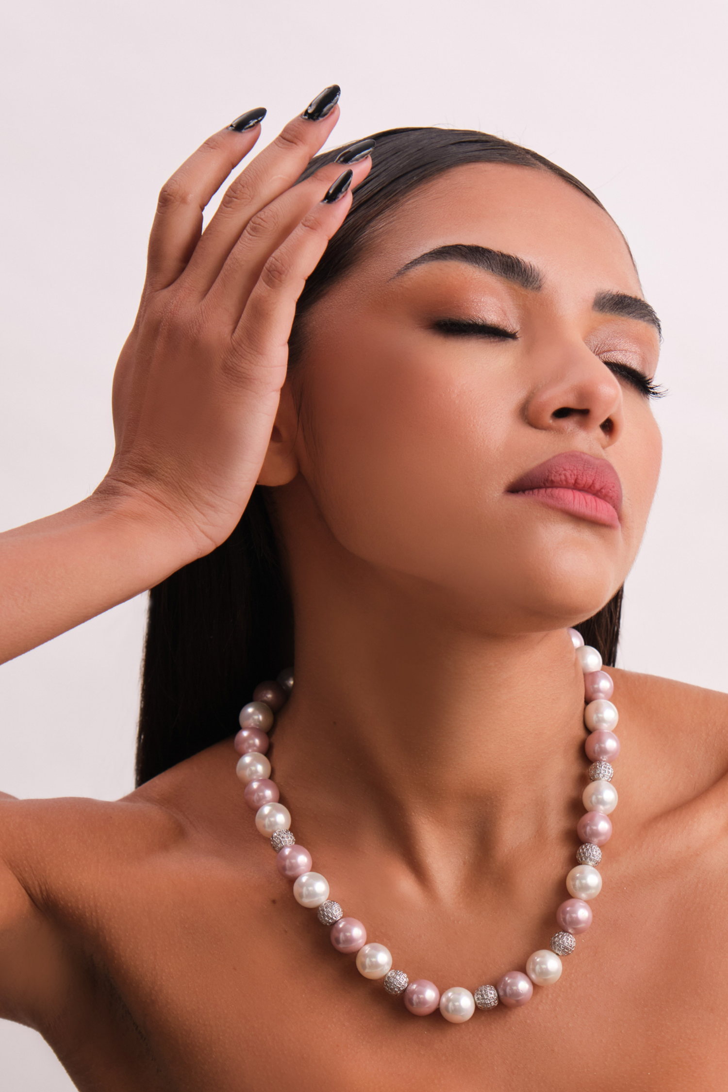 Swarovski Single - Purple & White