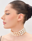 Drops Choker - White