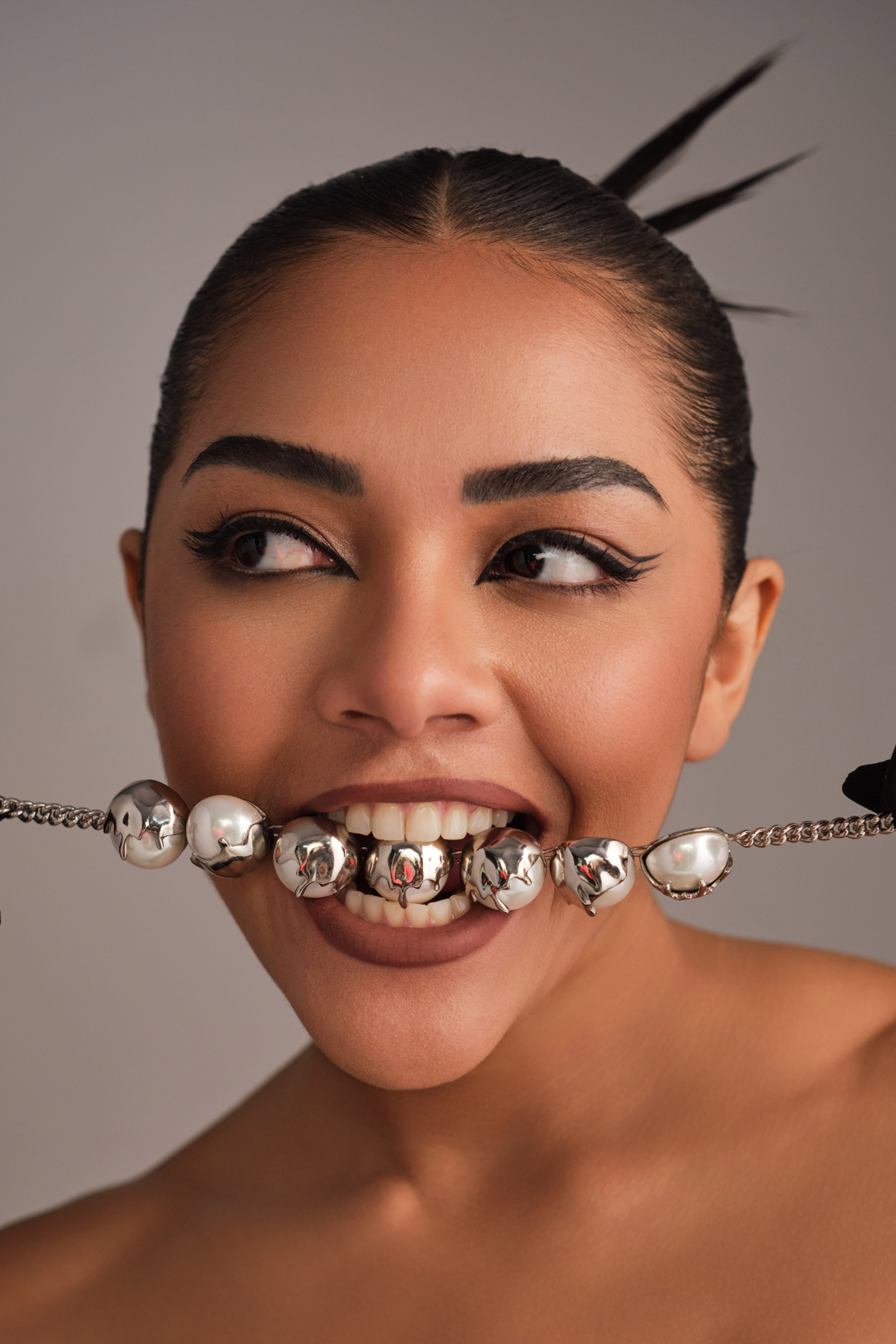 Dune Choker - Chrome