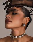 Dune Choker - Chrome
