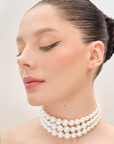 Graded White Choker
