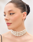 Graded White Choker