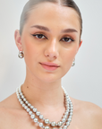 Double Graded - Silver Ombre with Swarovski