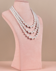 Triple Graded Bandel Necklace