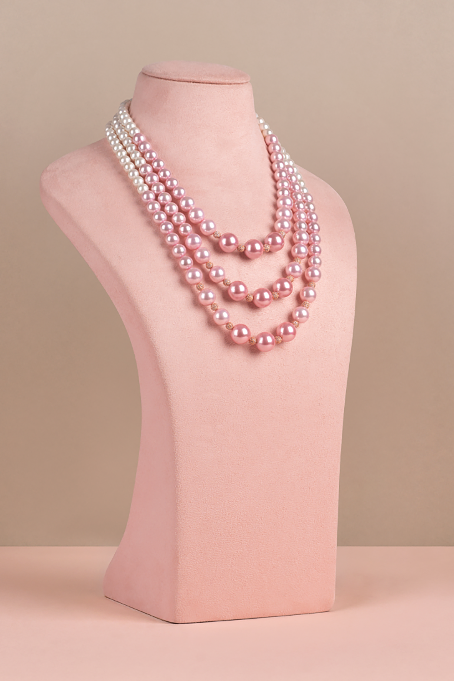 Triple Graded - Ombre Pink with Swarovski