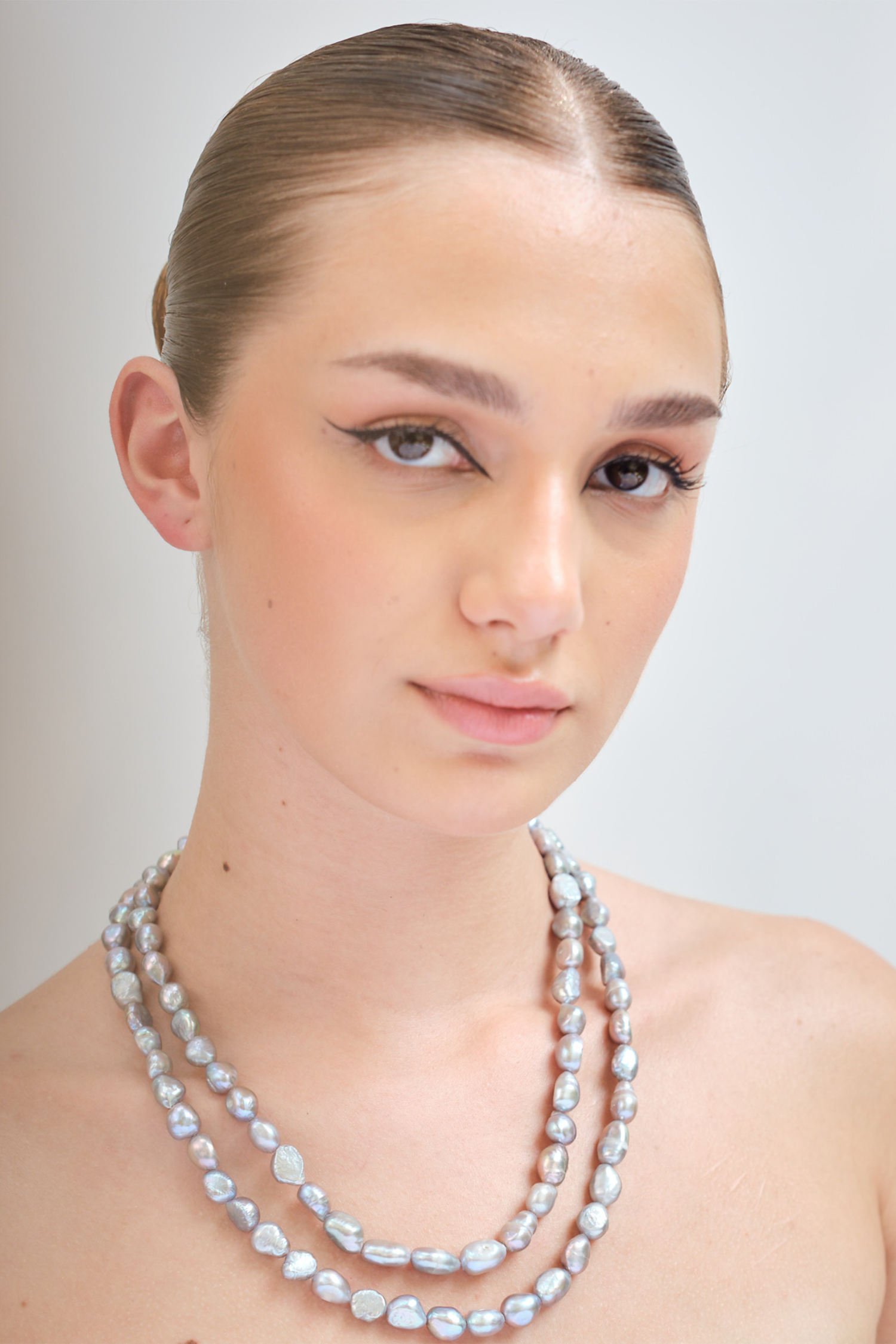 Silver Baroque Necklace