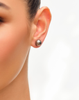 10mm Studs - Dark Silver