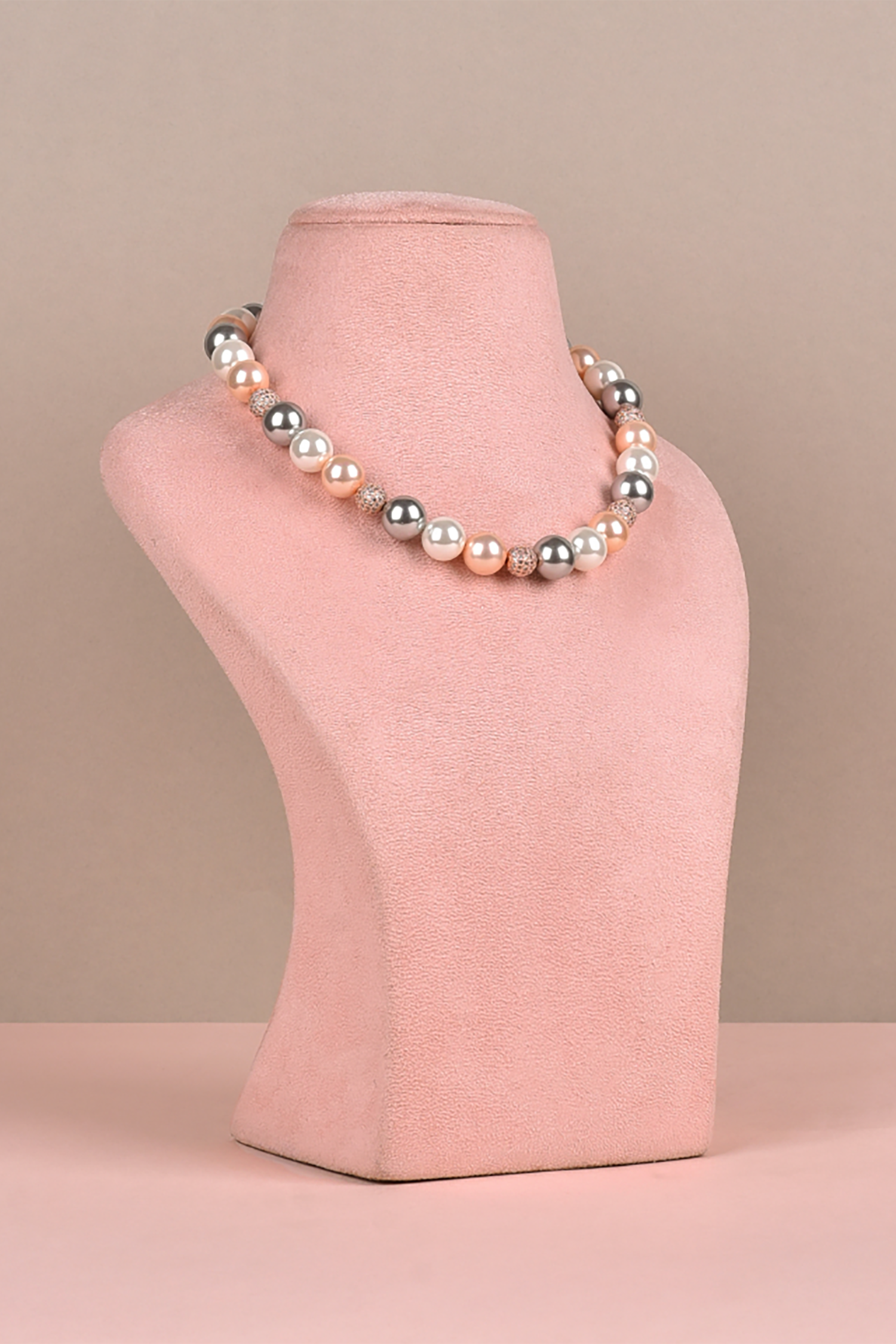 Swarovski Single - Orange, Silver & White