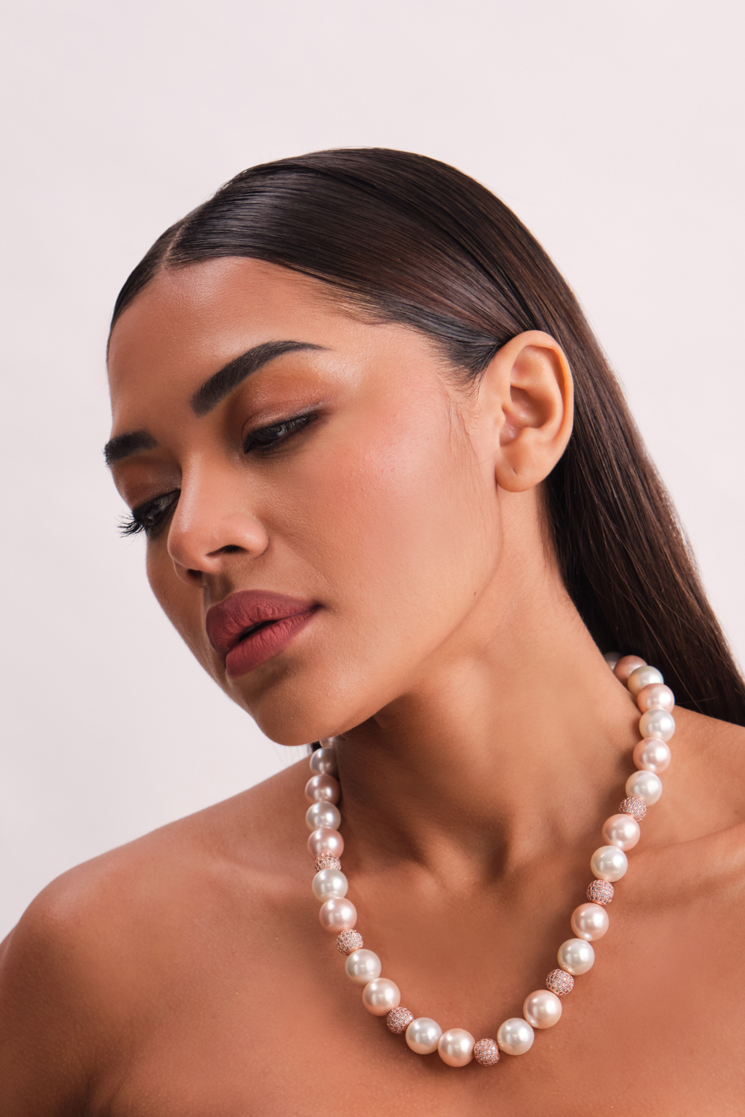 Swarovski Single - Orange & White