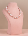 Swarovski Single - Pink & White